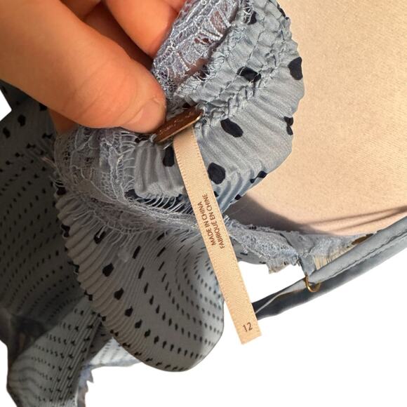 Free People Margot Polka Dot Slip Dress sz 12 - Picture 9 of 11